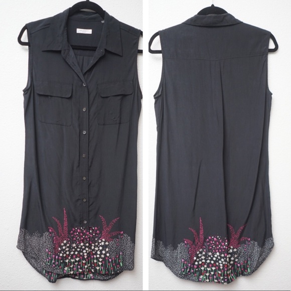 Equipment Femme - Sleeveless Silk Shirt